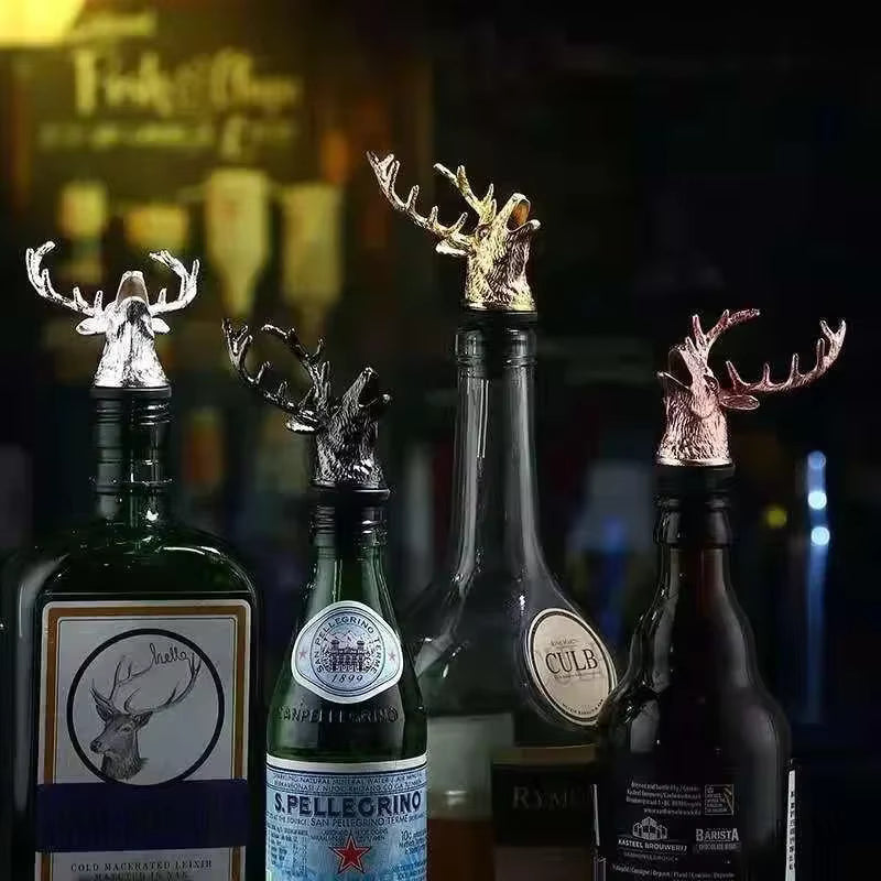 Elk Head Bottle Pourer