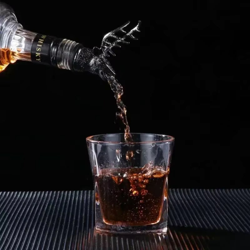 Elk Head Bottle Pourer