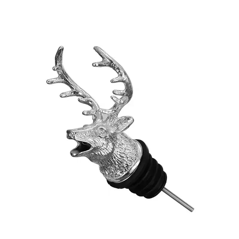 Elk Head Bottle Pourer