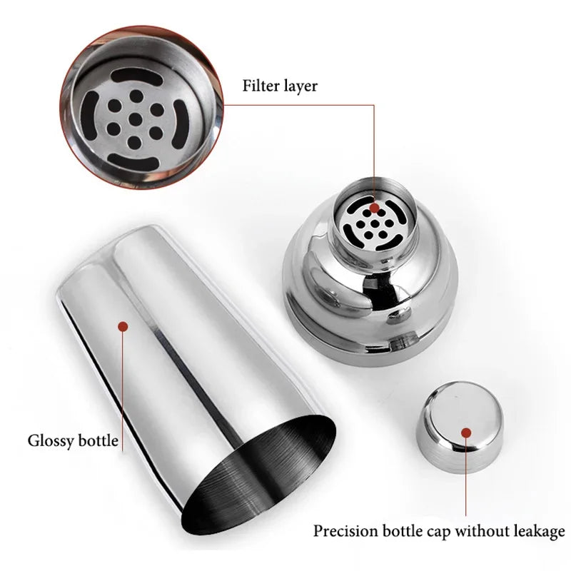 Stainless Steel Cocktail Shaker Set
