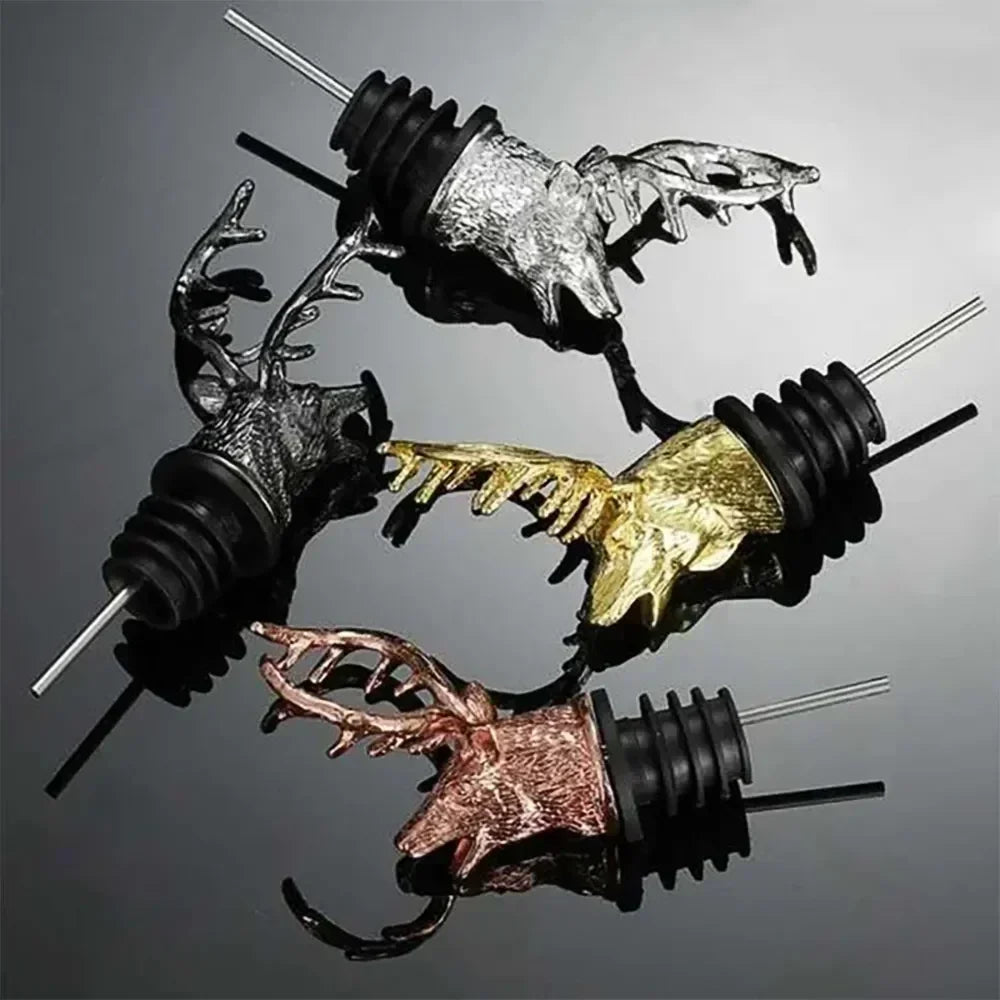 Elk Head Bottle Pourer